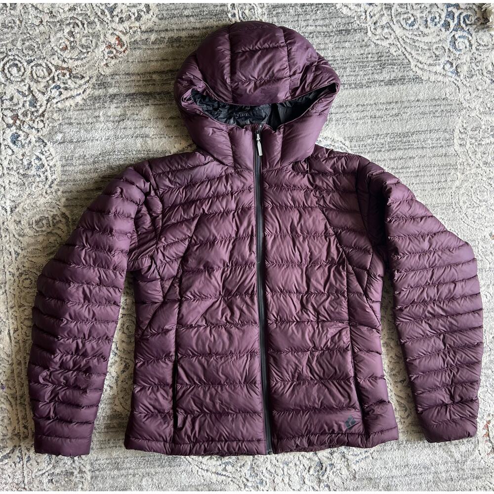 Black Diamond Cold Forge Insulated Down & Synthetic Hoodie Coat Size XL Purple - Picture 2 of 16